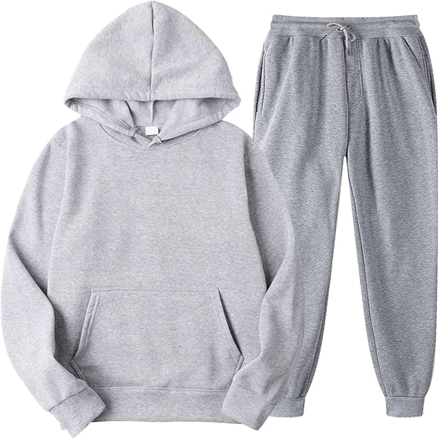 2Pcs Outfits Men's And Women's Sports Tracksuits Long Sleeve Pullover Hoodies,2024 Tall and Big Mens Winter