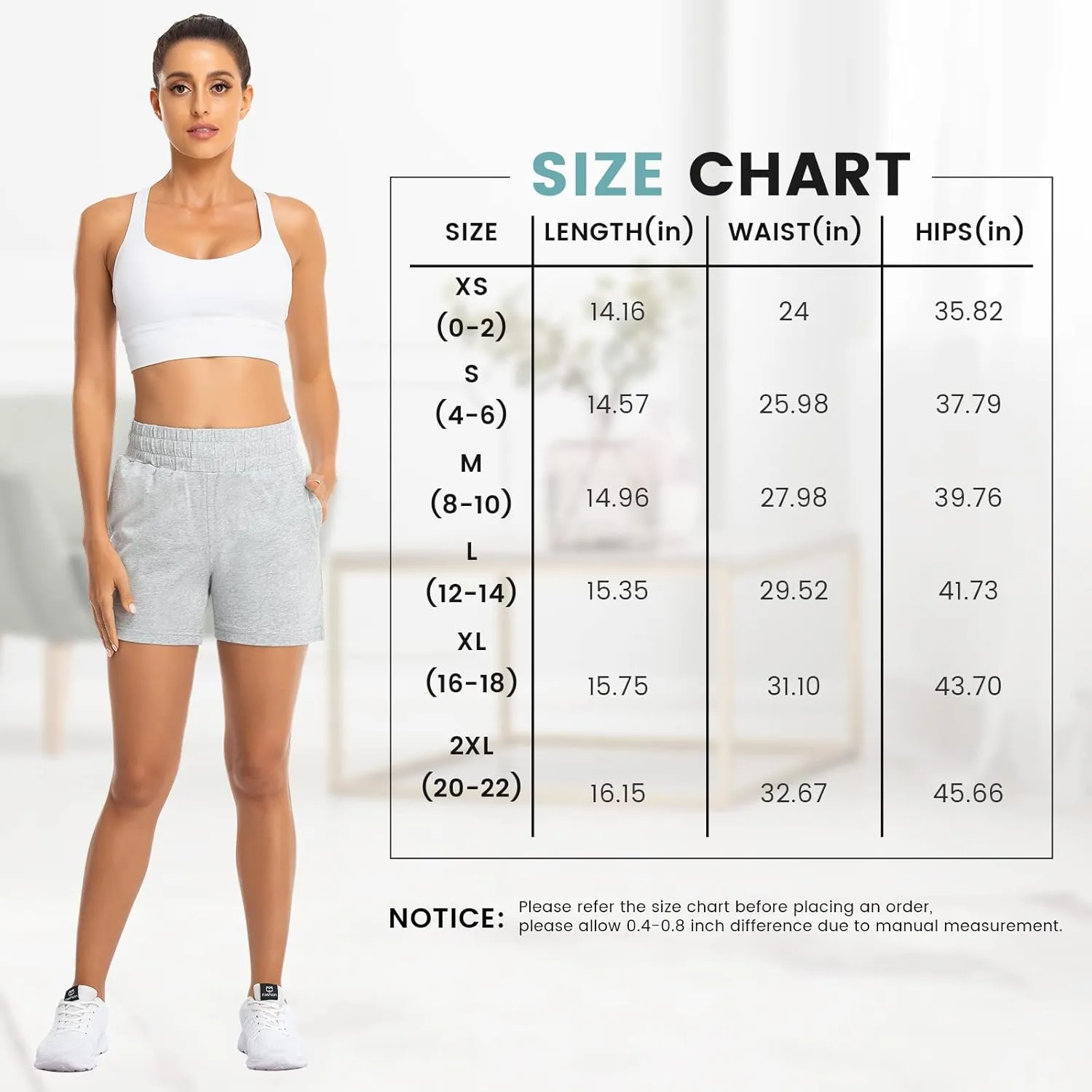 Benirap Womens Shorts Quick-Dry Running Shorts Sports Layer Elastic Waist Workout Athletic Shorts with Zipper Pocket 2"