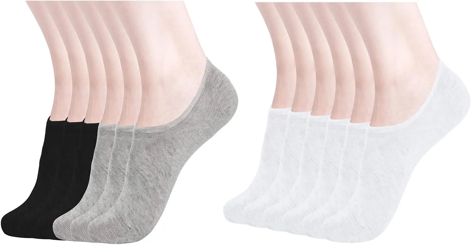 DIBAOLONG 12 packs Women's No Show Socks