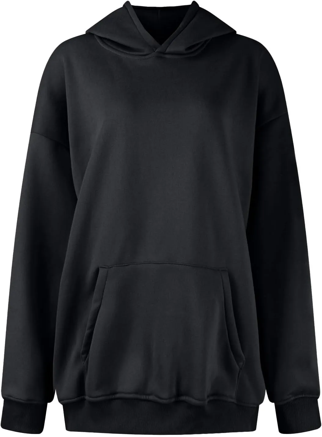 Fall Hoodies For Women 2024 Plus Size Oversized Hooded Sweatshirt Trendy Long Sleeve Fleece Pullover Tops With Pockets