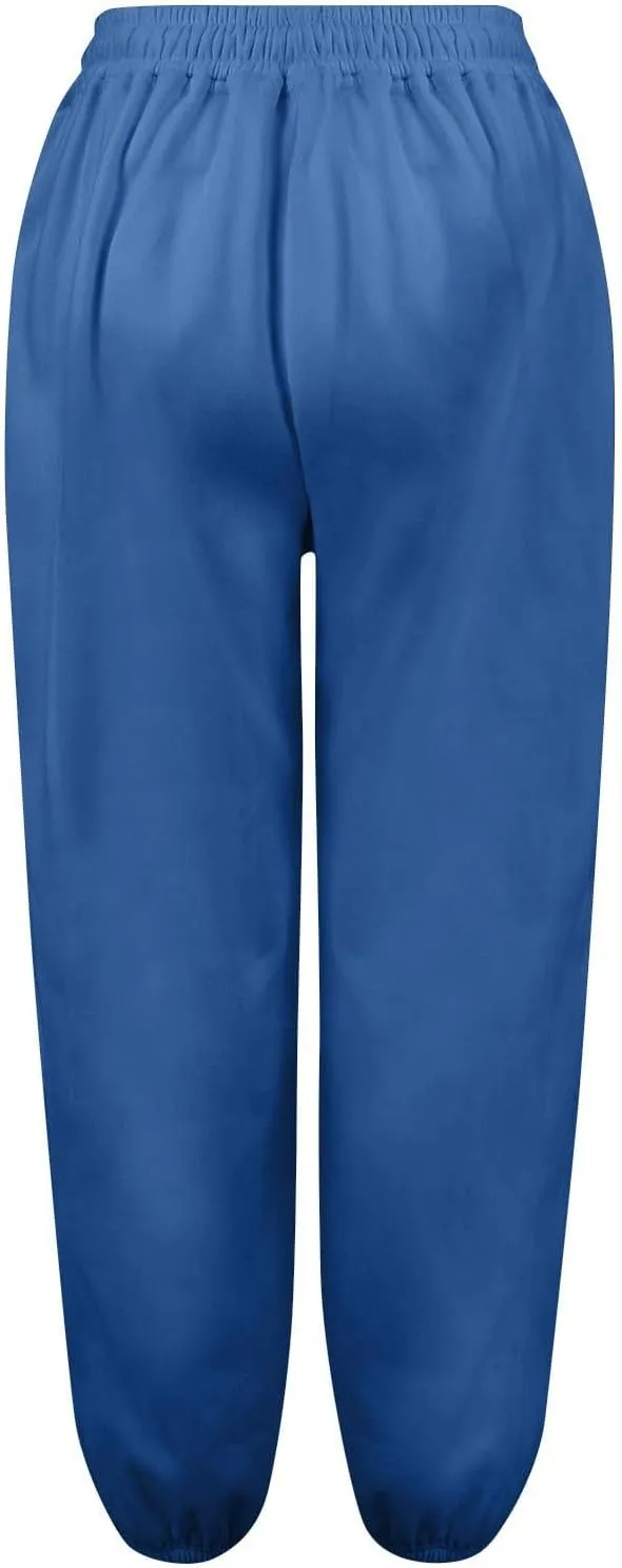 Fleece Lined Joggers Women Drawstring Straight Leg Baggy Sweatpants Warm Thermal Lounge Cotton Joggers with Pockets