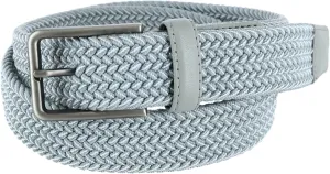 Greg Norman Men's Two Tone Stretch Belt, 32, Grey and White