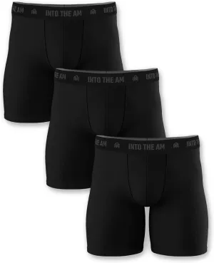 INTO THE AM Premium Men's Boxer Briefs - Modal Stretchy Compression Athletic Underwear S - 4XL