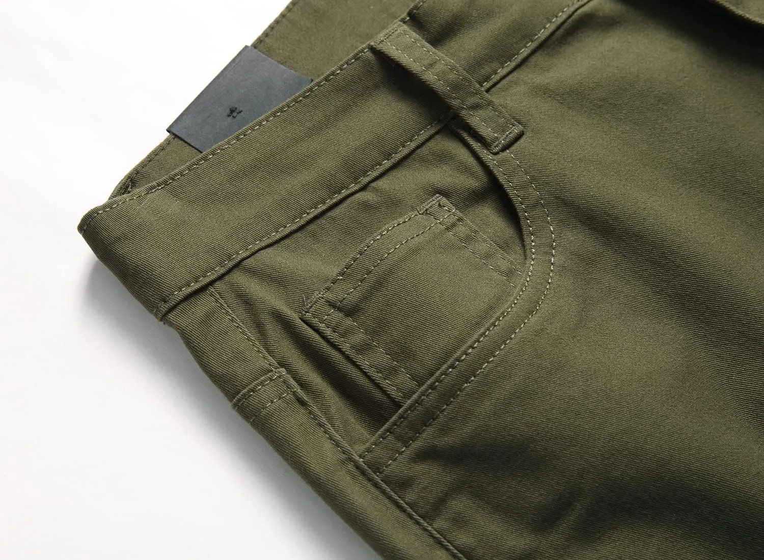 Keevoom Mens Stretch Skinny Flat-Front Fashion Style Comfy Solid Casual Slim Fit Business Dress Chinos Pants