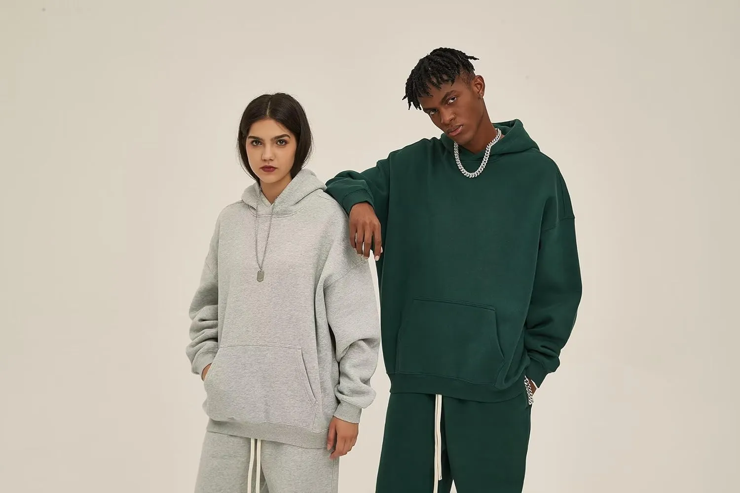 Men Hoodies Long Sleeve Pocket Casual Fleece Sweatshirt Mens Hip-Hop Pullovers Unisex