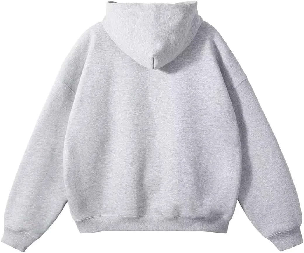Men Hoodies Long Sleeve Pocket Casual Fleece Sweatshirt Mens Hip-Hop Pullovers Unisex