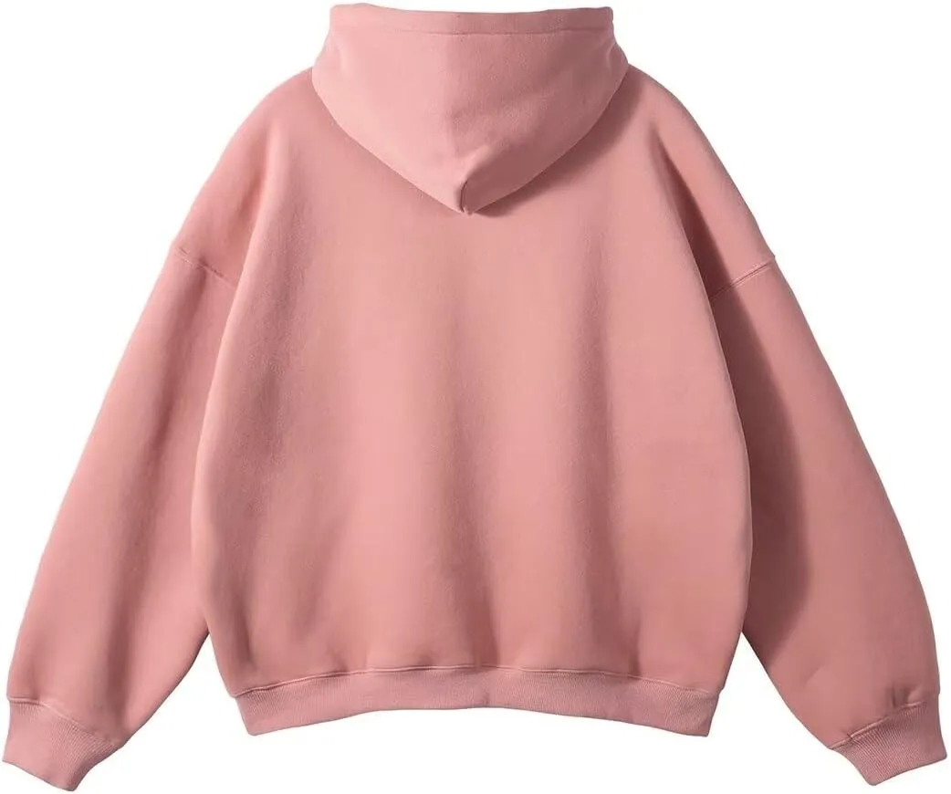 Men Hoodies Long Sleeve Pocket Casual Fleece Sweatshirt Mens Hip-Hop Pullovers Unisex
