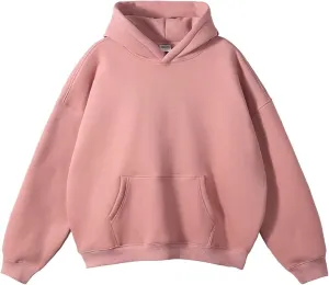 Men Hoodies Long Sleeve Pocket Casual Fleece Sweatshirt Mens Hip-Hop Pullovers Unisex