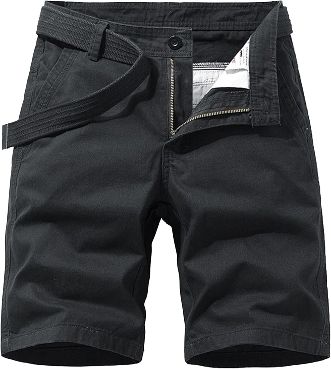 Men's Military Cargo Jean Trunk Outdoor Twill with Pockets Shorts Relaxed Fit Elastic Camo Short Pant