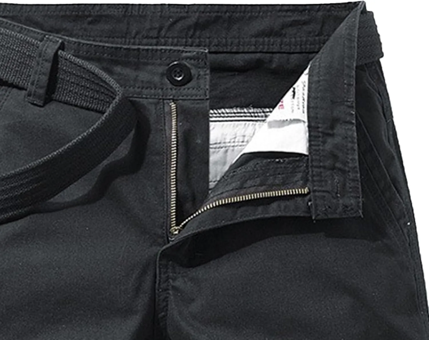 Men's Military Cargo Jean Trunk Outdoor Twill with Pockets Shorts Relaxed Fit Elastic Camo Short Pant