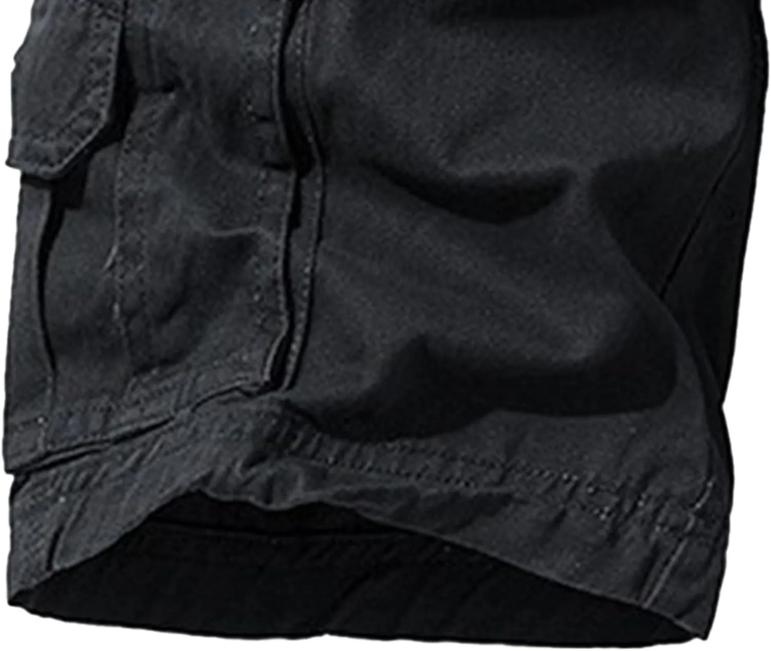 Men's Military Cargo Jean Trunk Outdoor Twill with Pockets Shorts Relaxed Fit Elastic Camo Short Pant
