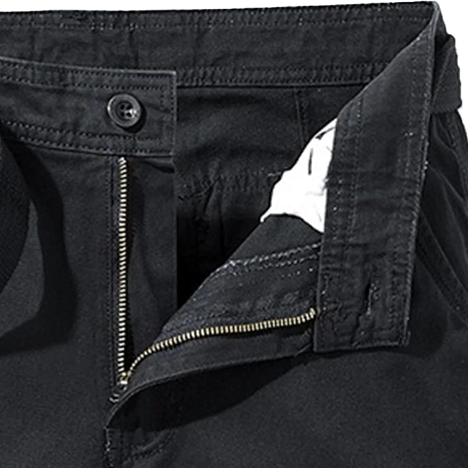 Men's Military Cargo Jean Trunk Outdoor Twill with Pockets Shorts Relaxed Fit Elastic Camo Short Pant