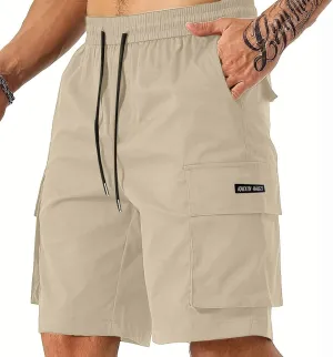 Men's Retro Jogger Shorts Loose Fit Straight Leg Summer City Walk Style
