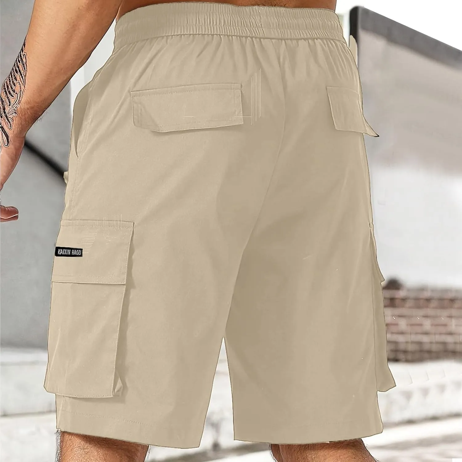 Men's Retro Jogger Shorts Loose Fit Straight Leg Summer City Walk Style