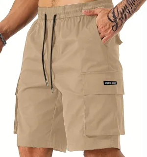 Men's Retro Jogger Shorts Loose Fit Straight Leg Summer City Walk Style