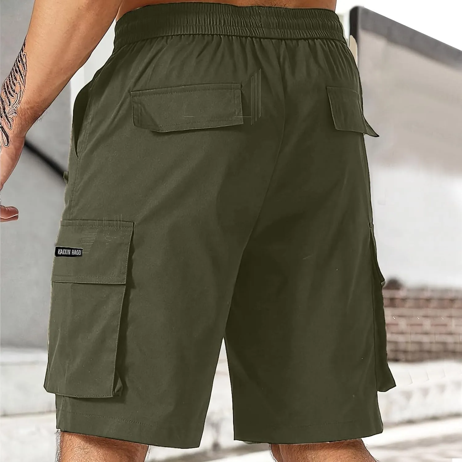 Men's Retro Jogger Shorts Loose Fit Straight Leg Summer City Walk Style