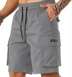 Men's Retro Jogger Shorts Loose Fit Straight Leg Summer City Walk Style
