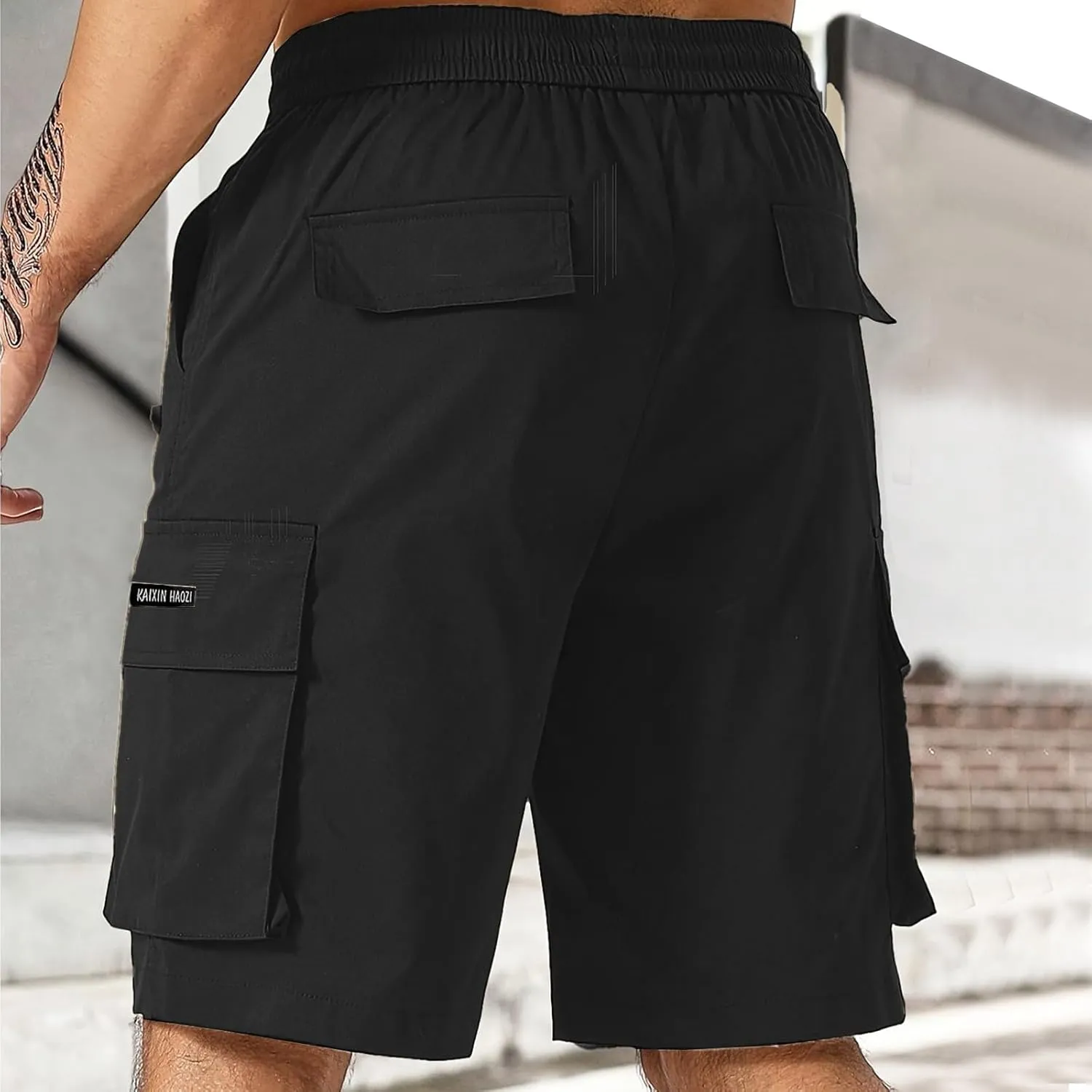 Men's Retro Jogger Shorts Loose Fit Straight Leg Summer City Walk Style
