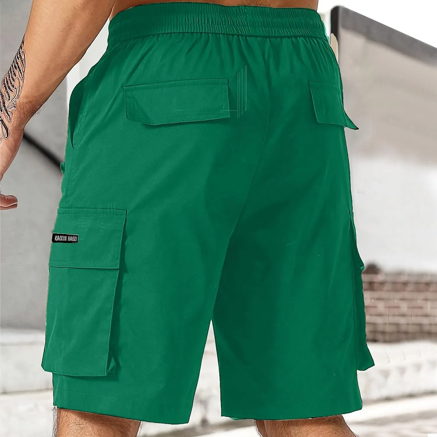 Men's Retro Jogger Shorts Loose Fit Straight Leg Summer City Walk Style