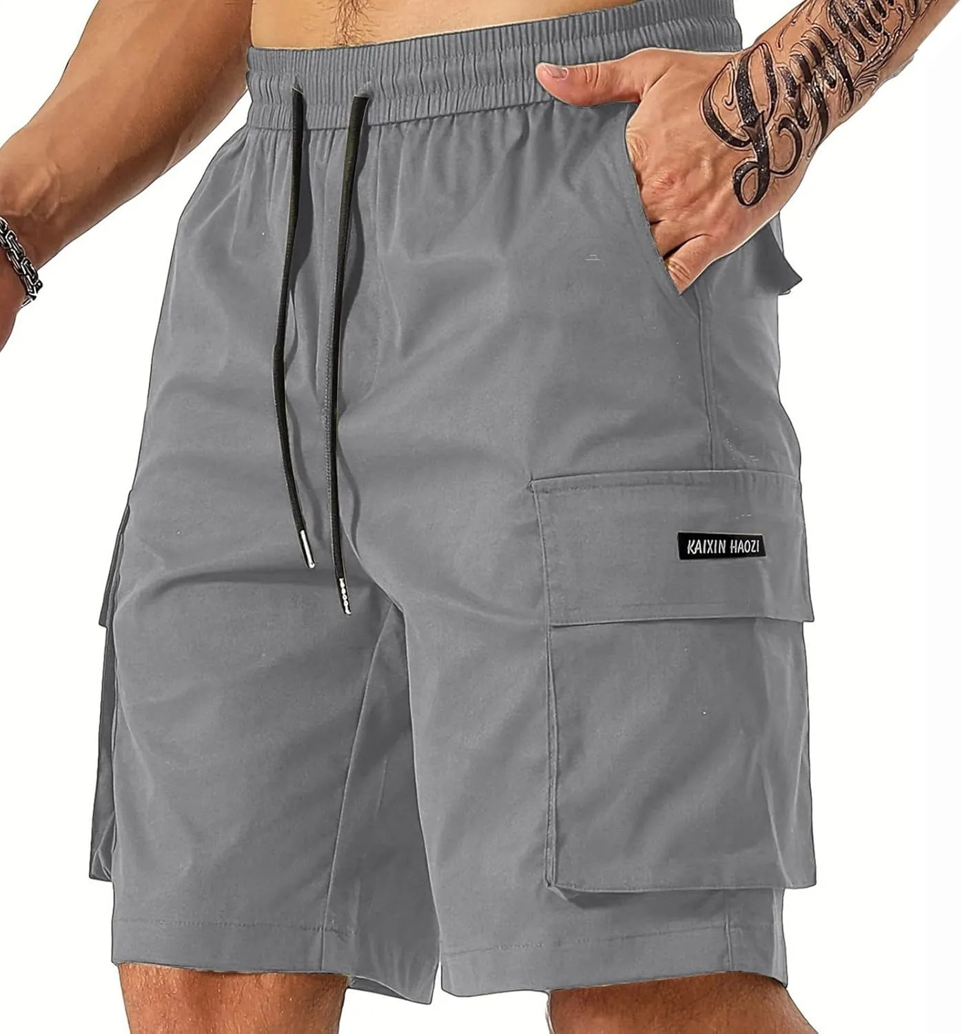 Men's Retro Jogger Shorts Loose Fit Straight Leg Summer City Walk Style
