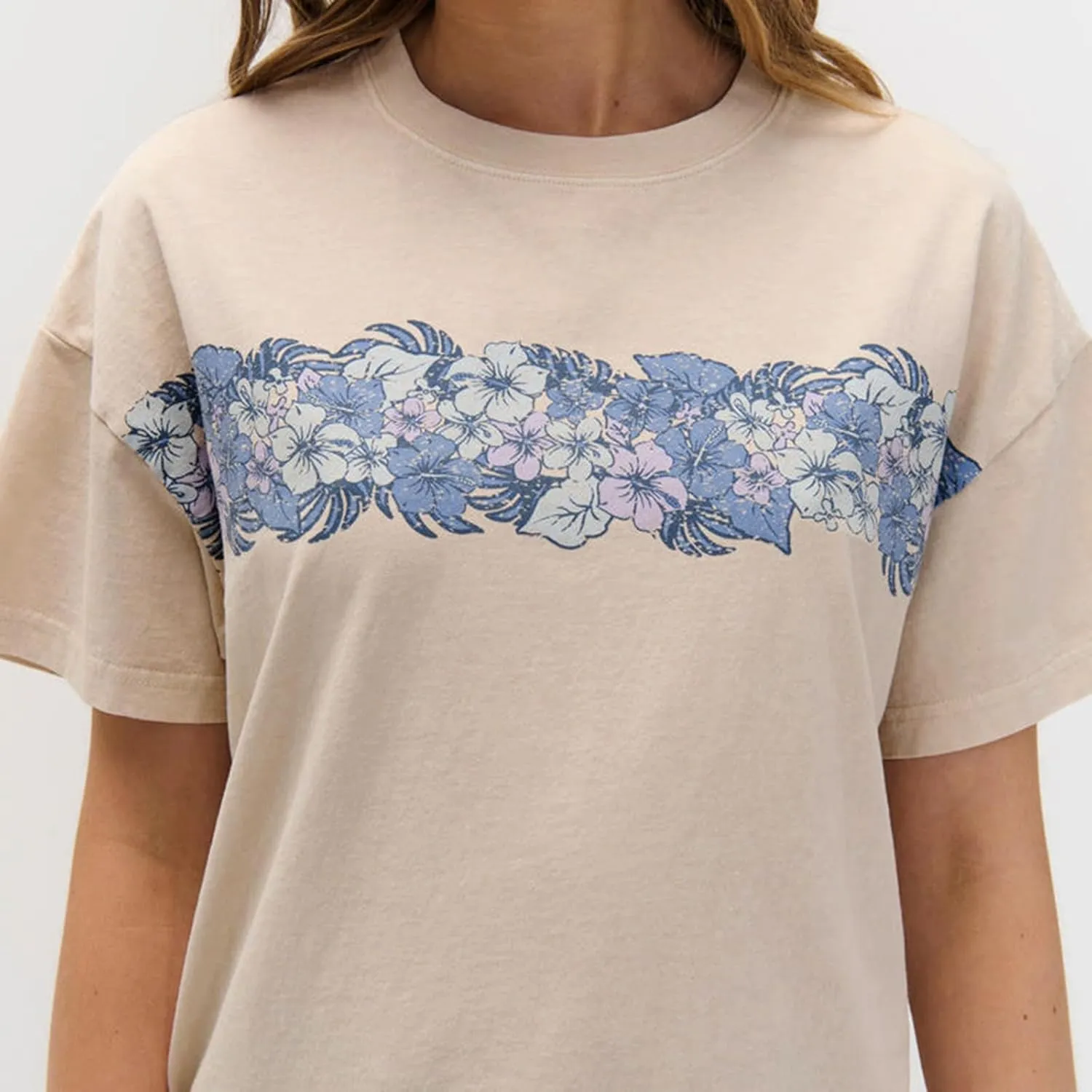 Oversized Graphic Shirts Teen Girls Women Preppy Short Sleeve Crewneck Y2k Floral Tops Aesthetic Summer Baggy Tees