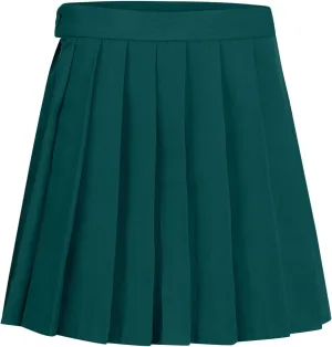 Pleated Skirt for Women Girls Cute Mini Skirt Comfortable High Waisted A Line Skirt Casual Solid Color School