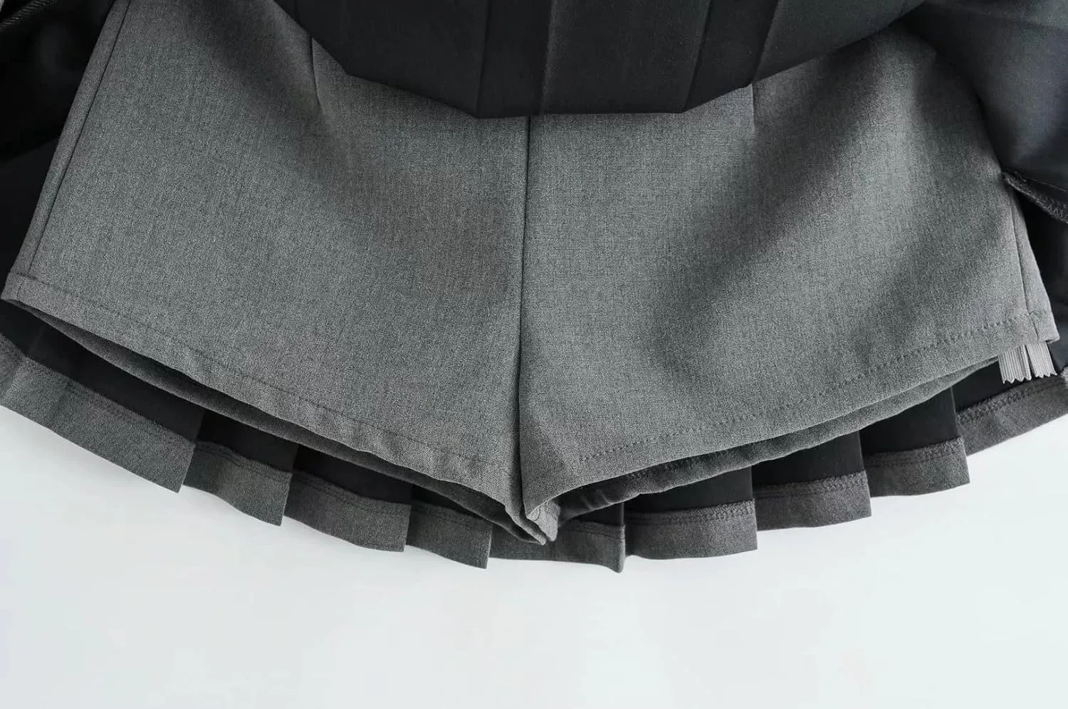 Pooyikoi Womens Sexy Mini Skirts High Waisted Pleated Tennis Skirt A-Line Skater Skirts Lining Shorts Pleated