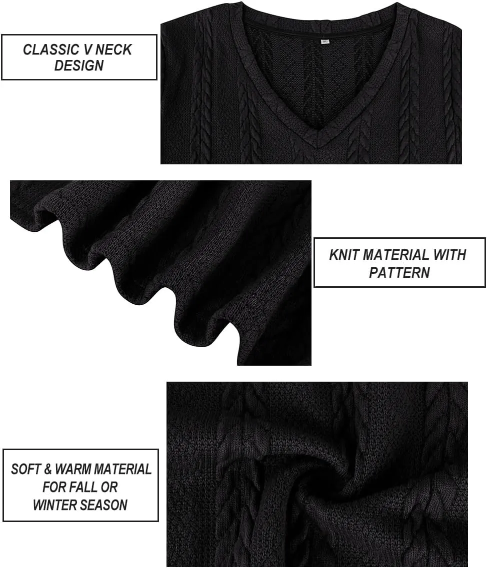 RITERA Plus Size Sweaters for Women Long Sleeve V Neck Cable Sweatershirts Fall Pullover Knitted Tops Oversize XL-5XL 14W-28W