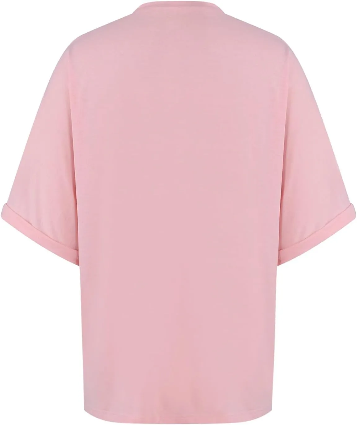 slqdgmryz Half Sleeve Tops for Women Crew Neck Oversized Striped Shirt Casual Cute Elbow Length Tee Shirts Dressy Blouses
