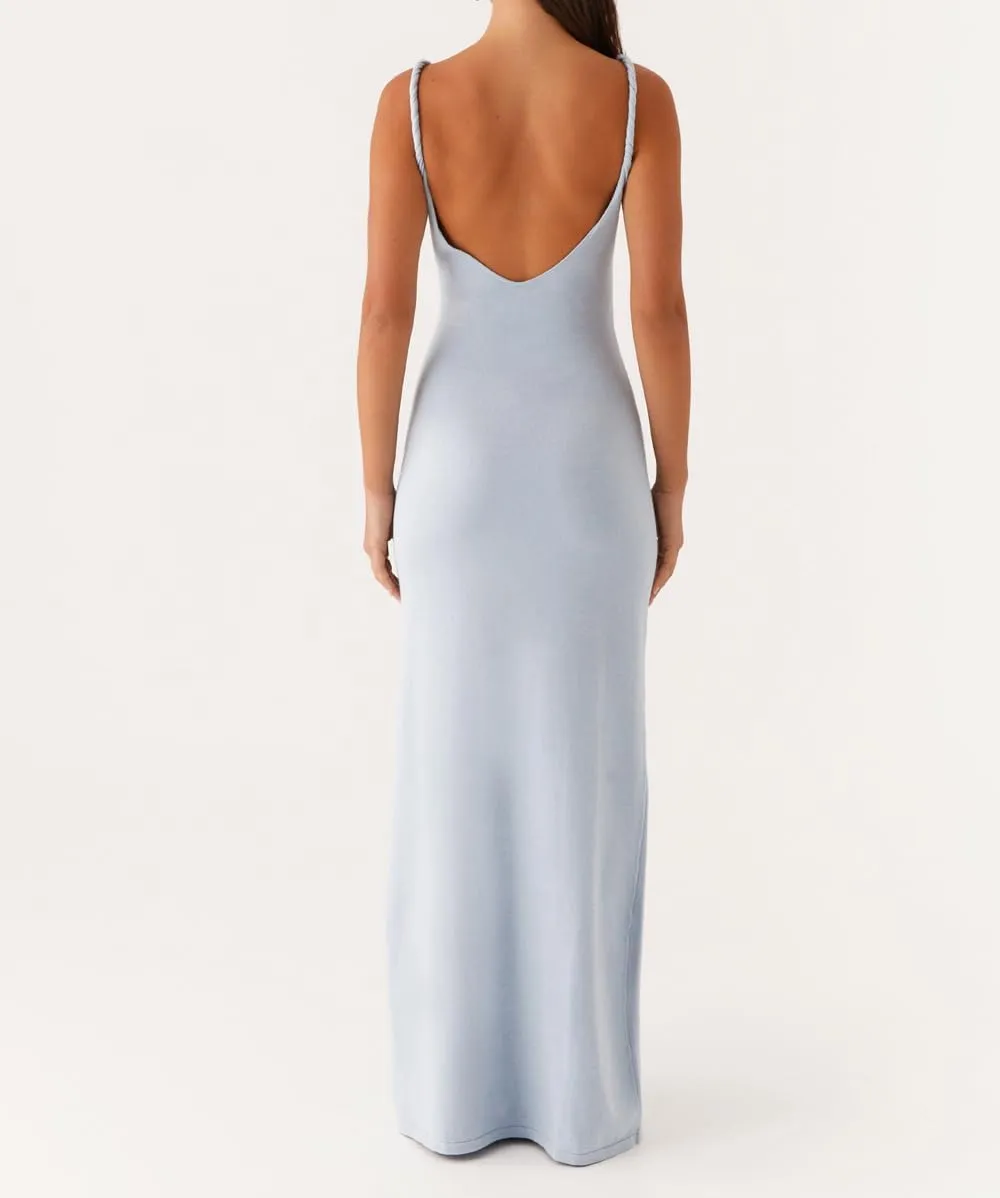 SOLILOQUY Women Y2K Maxi Dress Elegant Evening Party Dress Sleeveless Backless Long Cocktail Party Bodycon Maxi Dress Wedding