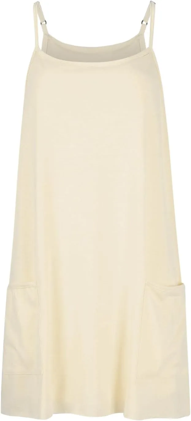 Tennis Summer Dress for Women Casual Sleeveless Spaghetti Strap with Pockets Sundress Workout Mini Tennis Athletic Golf Dress
