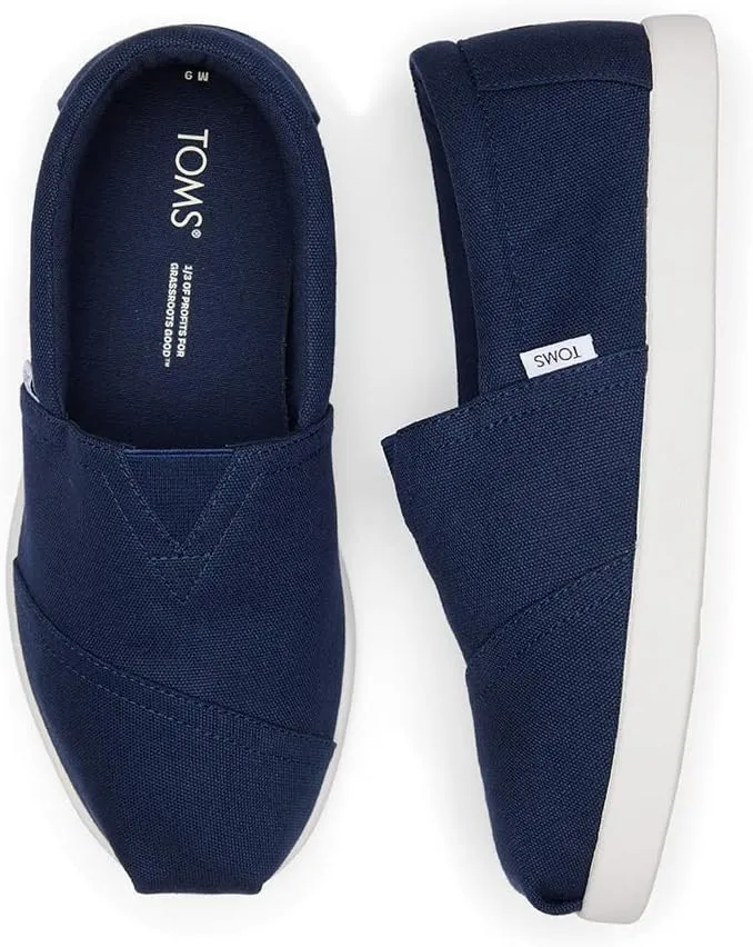 TOMS Men's Alpargata Recycled Cotton Canvas Loafer
