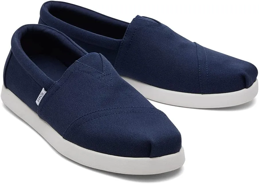 TOMS Men's Alpargata Recycled Cotton Canvas Loafer