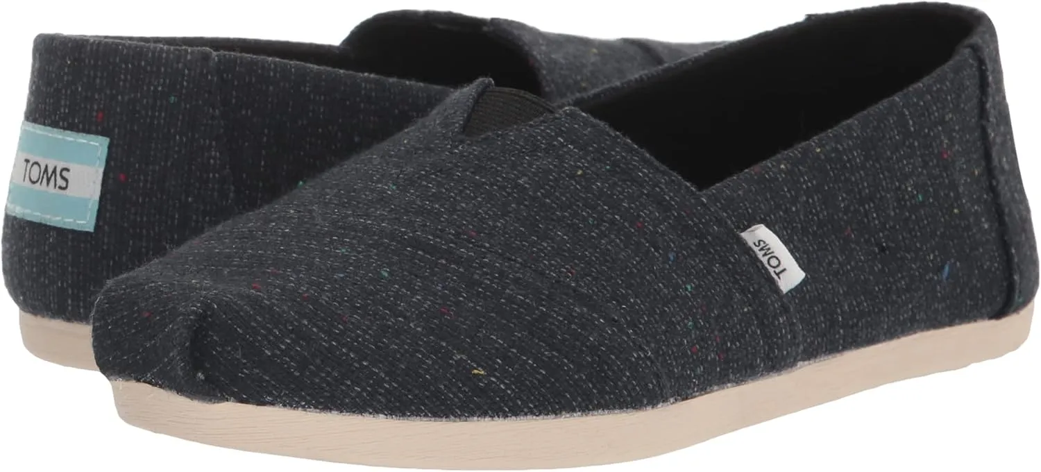 TOMS Women's Alpargata Recycled Cotton Canvas Loafer Flat