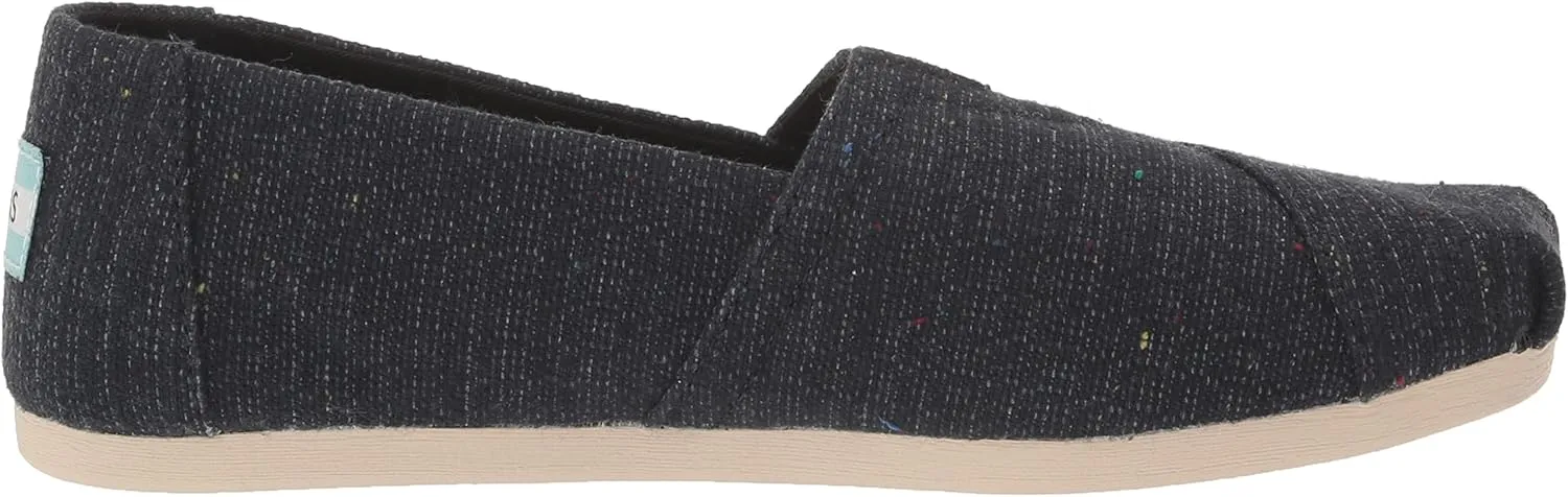 TOMS Women's Alpargata Recycled Cotton Canvas Loafer Flat