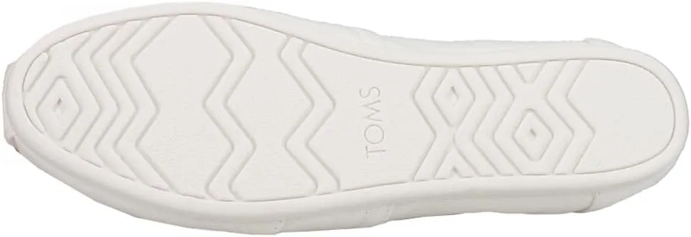 TOMS womens Alpargata Recycled Cotton Canvas