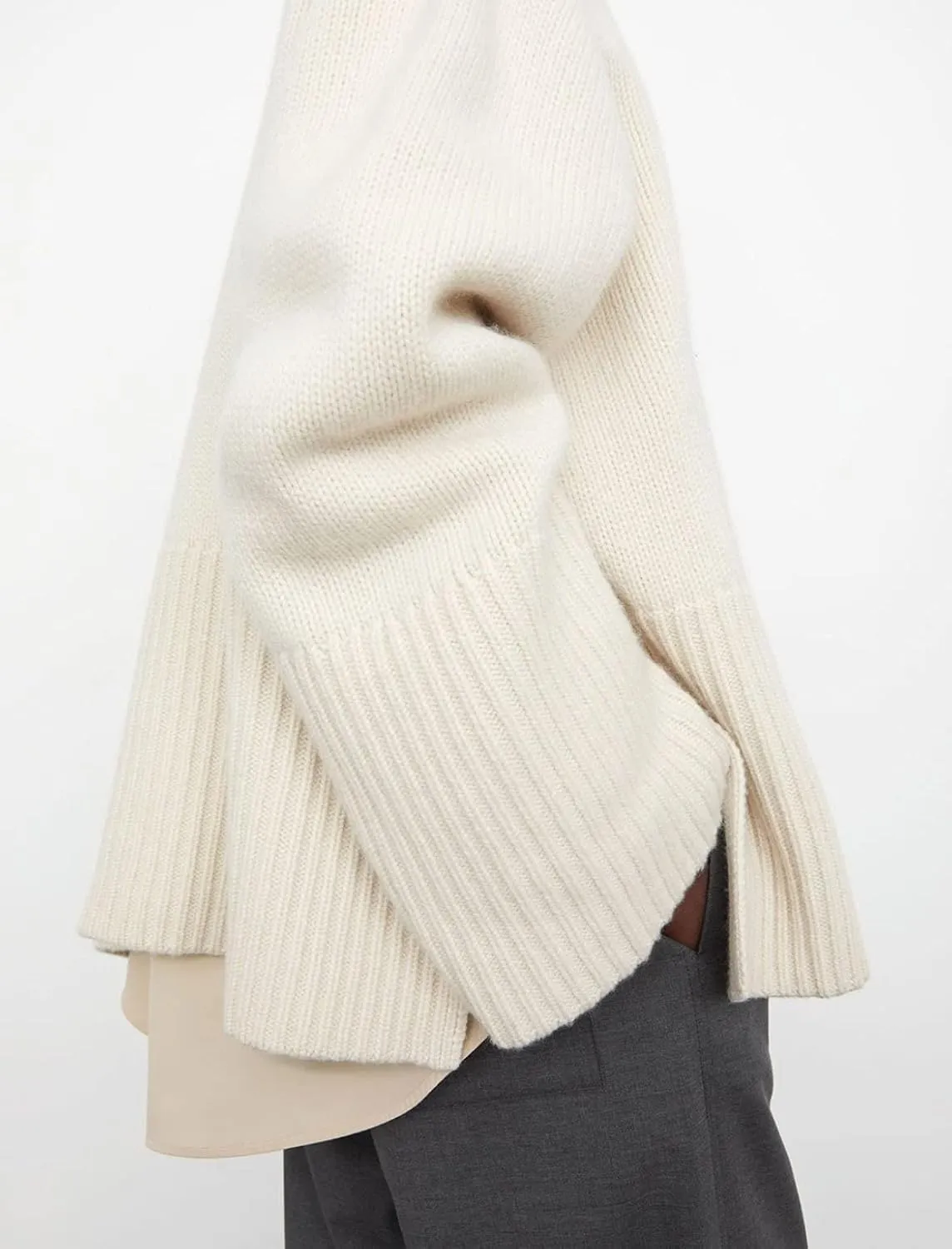 Women Y2K Turtleneck Striped Oversized Sweater Long Sleeve Color Block Poncho Sweater Fall Winter Pullover Jumper Tops