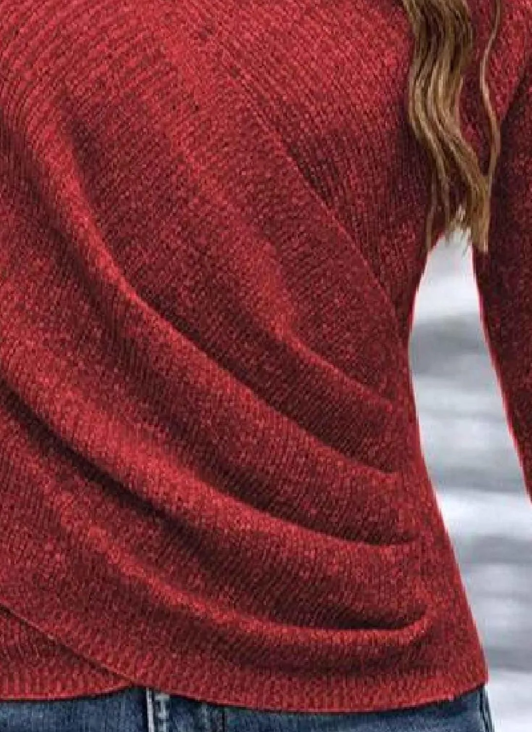 Women's 2024 Fall Fashion Slim Fit Khaki Plain Sexy V-Neck Long Sleeve Slim Fit Pullover Knit Sweaters Trendy Outfits