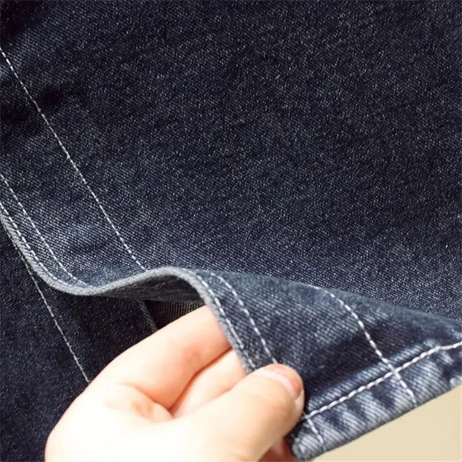 Women's Mid-Length Denim Skirt Slit High Waist Slim Fit Vintage A-Line Skirt