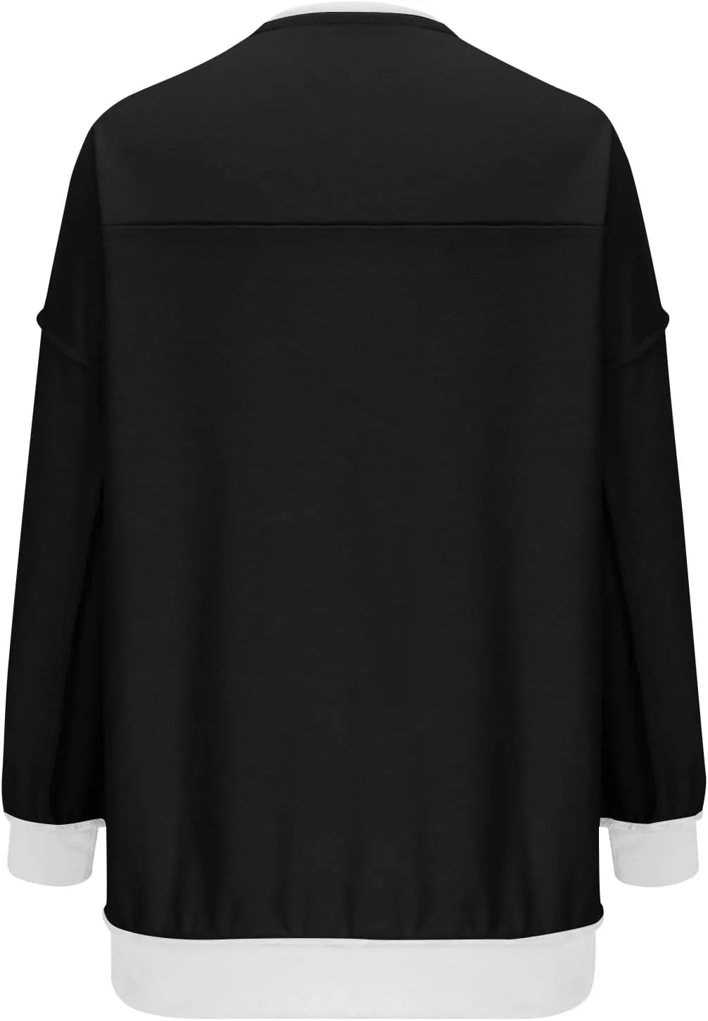 Women's Oversized Sweatshirt Casual Long Sleeve Button Henley Neck Pullover Tunic Tops Outfits Spring Fall Pullover