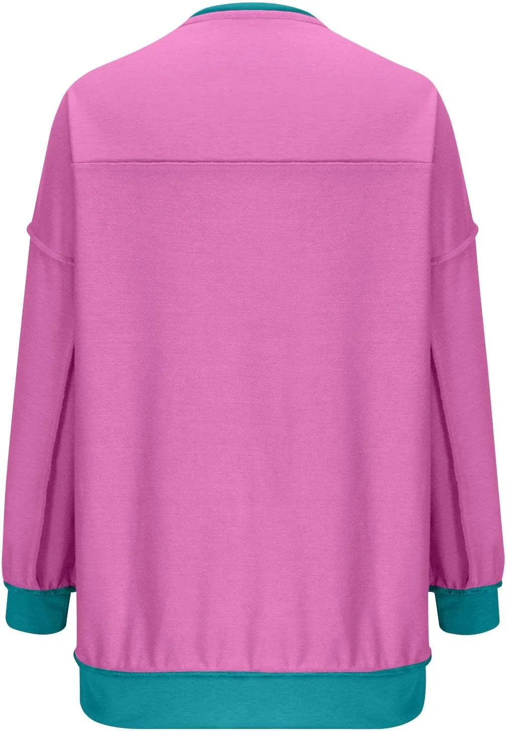 Women's Oversized Sweatshirts Long Sleeve Henley Button Down Pullover Hoodies Tunic Tops 2024 Trendy Fall Clothes