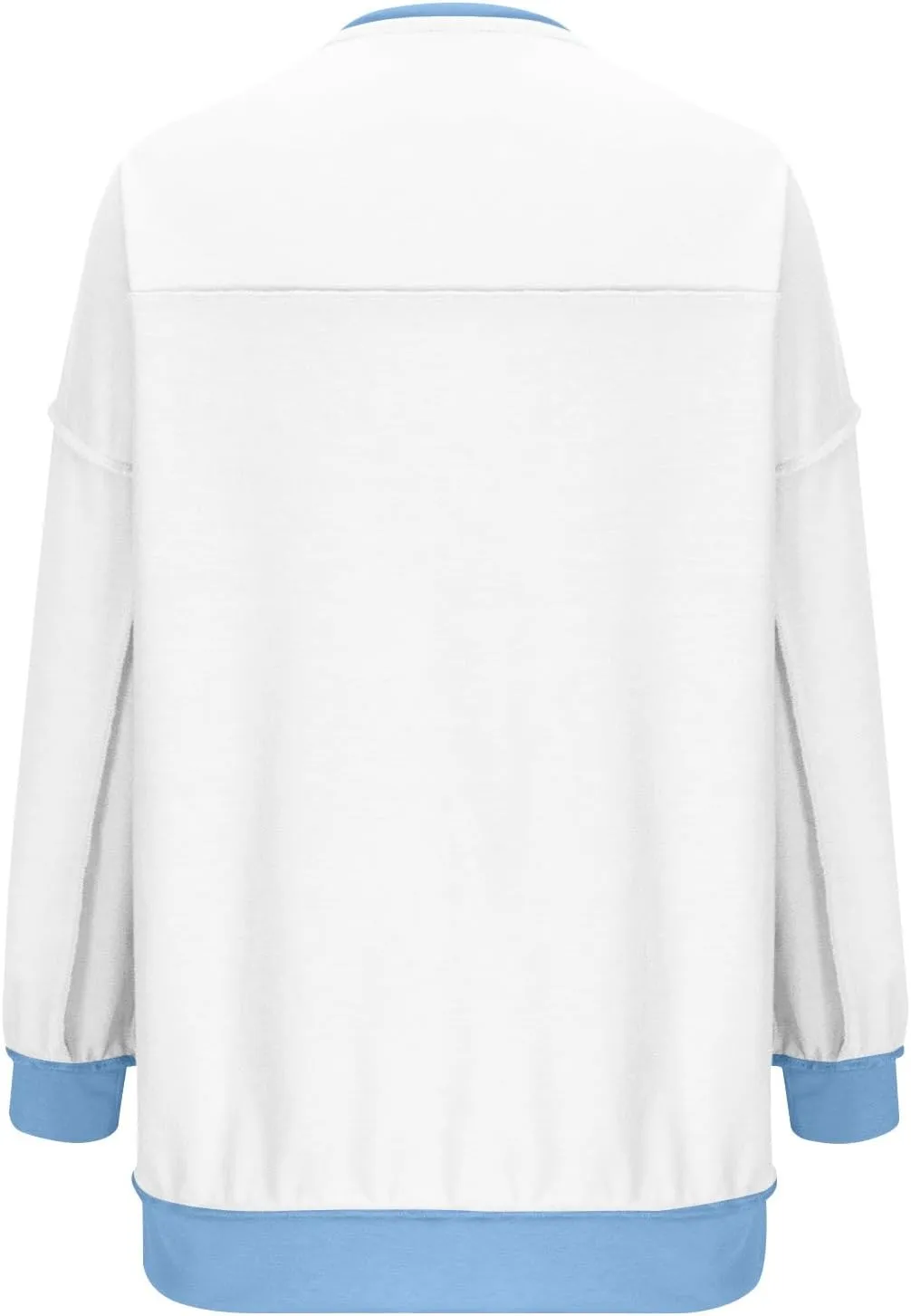Womens Oversized Sweatshirts Long Sleeve Henley Neck Button Down Pullover Hoodies 2024 High Low Trendy Fall Clothes