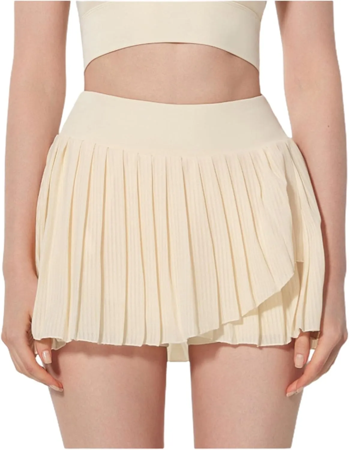 Womens Pleated Tennis Skirts with Pocket Shorts High Waisted Skorts Lightweight Golf Skirt Flowy Athletic Skort 2025