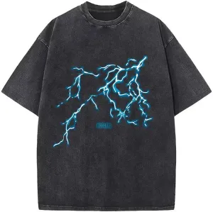Yimoon Mens Oversized Graphic Tees Cotton Vintage Baggy T-Shirts Casual Loose Short Sleeve Unisex Washed Tops